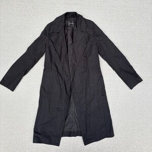 Babaton Aritzia Black Long Coat Lightweight